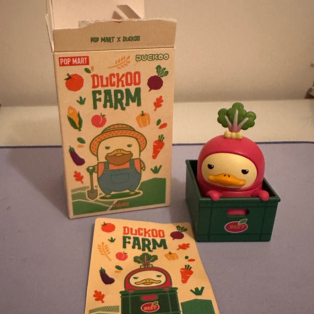 Duckoo Farm - Beet Duck Figure